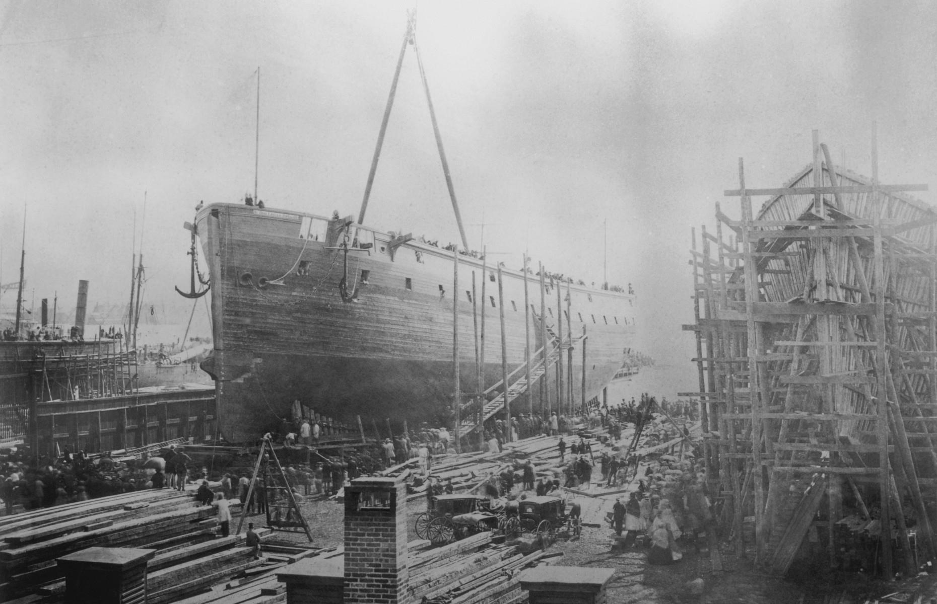 1863: William H Webb Shipyard